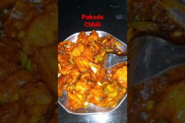 pakoda chili. Indian street food.  kito recipes