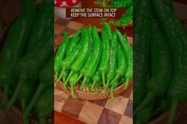 Sichuan Pickled Chili Pepper Recipe #shorts