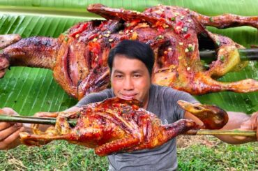 Roasted Wood Duck BBQ With Chili’s Sauce Recipe,Cooking ,Eating So Delicious