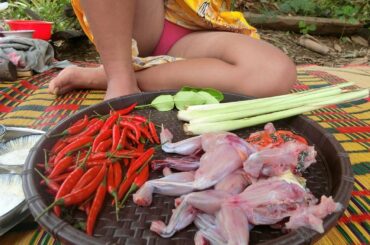 New Skill Cooking Frog Recipe With Chili Very Nice Prepared By YaYa