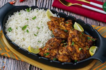 Spicy Chicken Thighs With Boiled Rice Recipe By SooperChef