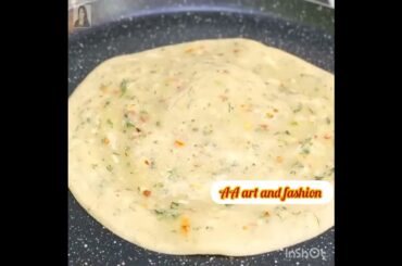 How to make quick chili garlic paratha for summer breakfast for kids