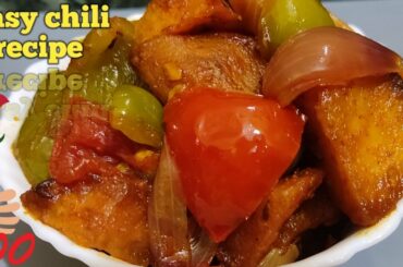 Potato recipe|Mati alu ke sabji|Easy chili recipe|How to make chili|Desi alu ke chili|Mati alu Curry