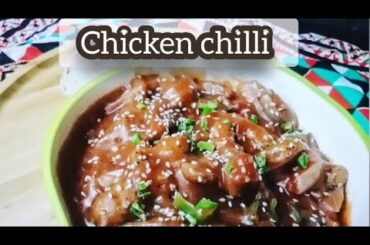 chicken chilli recipe / quick yummy chicken recipe / resturant style chicken chili #yummyfood