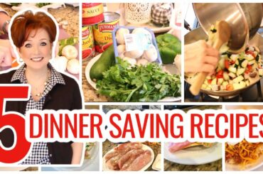 5 DINNER SAVING RECIPES + Bonus Recipes