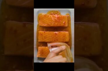 Chilli Glazed Salmon #shorts | Baked Salmon | Ready Steady Eat