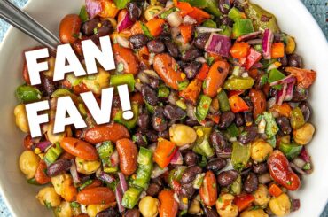 Zesty Three Bean Salad (Fan Favorite!)