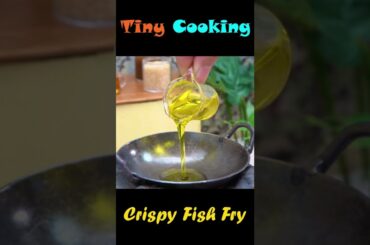 So Delicious Crispy Fish Fry With Chili Sauce | Tiny Cooking #Shorts