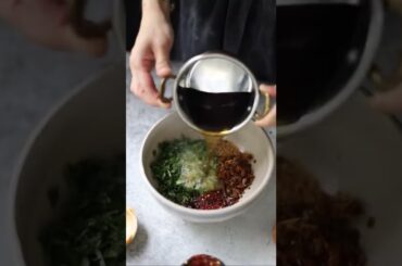 Homemade Chili Oil Noodle/Recipe in the description