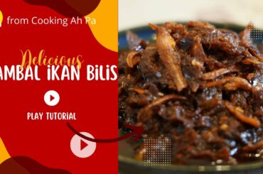 Sambal ikan bilis | Pedas or not really depends on the dried chili you used | Cooking Ah Pa
