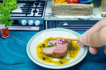 The Best Miniature Beef with Passion Fruit Tomato Lemongrass Sauce Recipe / Food Cooking