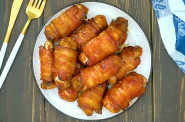 Air Fryer Bacon Wrapped Chicken Tenders - Quick & Easy Recipes