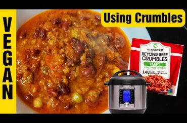 Instant Pot Bean Chili Recipe - Vegan Bean Chili Recipe in Tamil - Bean Chilli w Kidney Beans