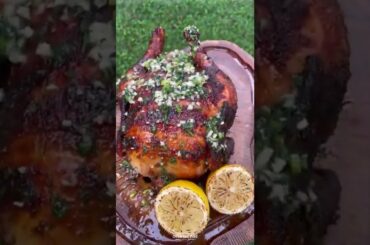 Lemon Chili Rye Rotisserie Chicken Recipe #shorts