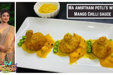 Maa Amirdham Potli’s With Mango Chilli Sauce|Cook with Comali 3 Ammu recipes | Ammu abirami’s recipe