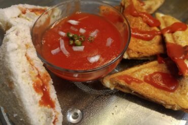 CHEESY SANDWICH AND TOMATO CHILI GARLIC SAUCE | must try | Shazi's kitchen