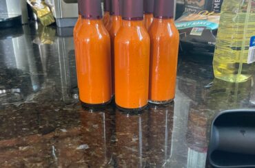 Homemade Fiery Chipotle hot sauce