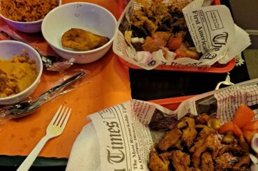 When asked if I actually wanted my suya spicy, I said, "I want to sweat by the time I'm done." Mission accomplished.