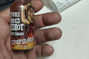 My co worker gave me this hot sauce. It's got a nice kick to it.