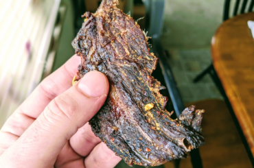 Spicy Szechuan pepper jerky. This recipe is coming along well.