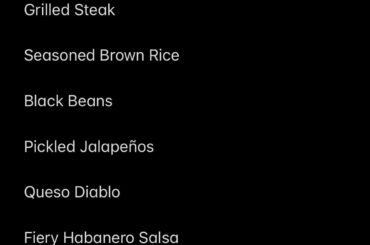 This was my Qdoba order. Still waiting on the explosion.