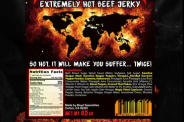 What’s the SHU rating for Armageddon Jerky? Had some and it’s not nearly as hot as the ghost pepper I ate. Maybe 1/2 or 1/3rd of the spiciness?