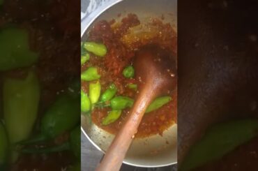 sabz Mirchi fry  / hot and spicy green chili fry / for full recipe visit my YouTube channel