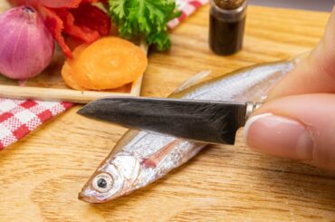 Miniature Cooking Food l Delicious Miniature Fish Curry Recipe l ASMR Miniature Cooking