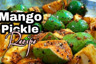 Traditional Mango And Green Chili Pickle Recipe | Aam aur mirch ka Achar | @CookingWithMeeran