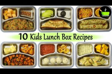 10 Lunch Box Recipes For Kids Vol 2 | Indian Lunch Box Recipes| Easy And Quick Tiffin Ideas For Kids
