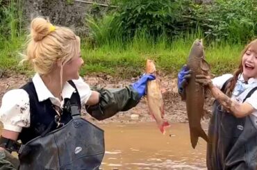 Super Catch a lot Of Big Fish and Super Chili Cooking/Village Food Recipes Ep 14