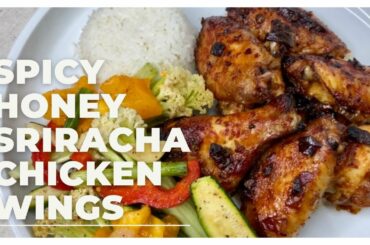 Air Fryer Spicy Honey Sriracha Chili Chicken Wings Recipe