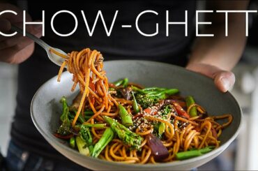 THIS IS ONE MEIN DISH | SPAGHETTI CHOW MEIN