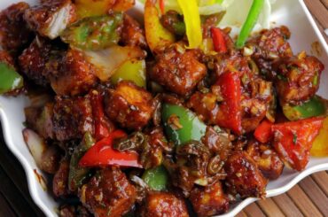 Chilli Tofu Recipe | How to Make Chilli Tofu at Home | Volga Videos