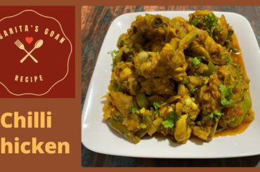 Goan Chilli Chicken | Goan Style Chilli Chicken | Sarita’s Goan Recipes |