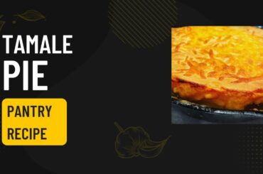 Iron Skillet Pork Green Chili Tamale Pie // Pantry Recipes // Jeni Gough