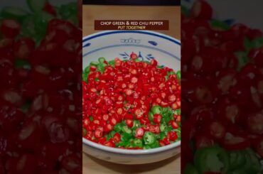 Chili Pepper Salad Recipe #shorts