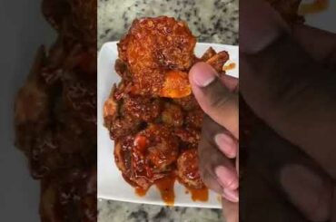Orgasmic Chili Garlic fried Shrimp #short -Seafood channel