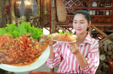 How to make easy fried fish with spicy chili sauce - Simple and fast crispy fish grilling recipe