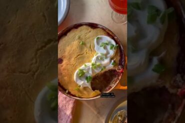 Elite Cozy Meal Fluffy Cornbread Baked Chili Recipe