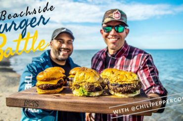 Open Fire Beachside Burger Battle | @Live Fire Republic x @Chili Pepper Cooks