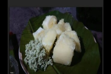 Best Cassava Coconut Recipe |Delicious Manioc | cassava spicy Coconut  |chili peppers & coconut)