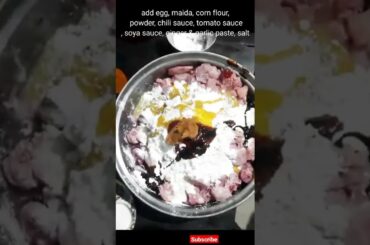 Chicken chili pokora #chikenpakora #chicken #chikenrecipe #chikenchili