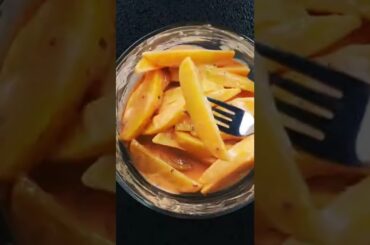 Chili Garlic Wedges, Crispy Potato Wedges, Easy Potato Snacks#shorts