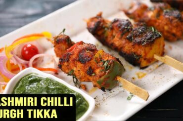 Kashmiri Chilli Murgh Tikka | Restaurant-Style Chicken Tikka | Chicken Recipe By Prateek Dhawan