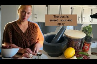 Charred chili chicken. Recipes from a chef