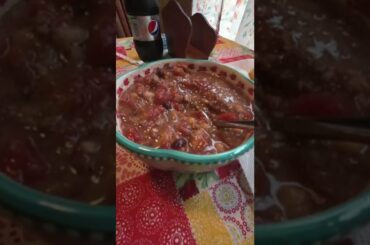 Chili beans with ground turkey