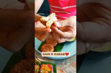 Indian street food! tasty soft Dahi ke Kebab WATCH AND SUBSCRIBE #shorts