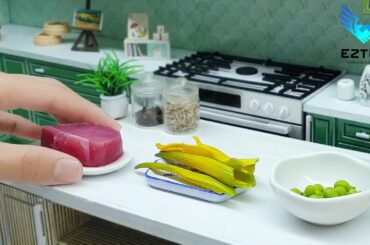 Amazing Miniature Pan Fried Shrimp with Lemon Chili Sauce / Easy Pan Fried Shrimp Recipe / Mini Food
