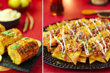 Chili Cheese Nachos with Mexican Grilled Corn by SooperChef | Magic Meals with Coca-Cola